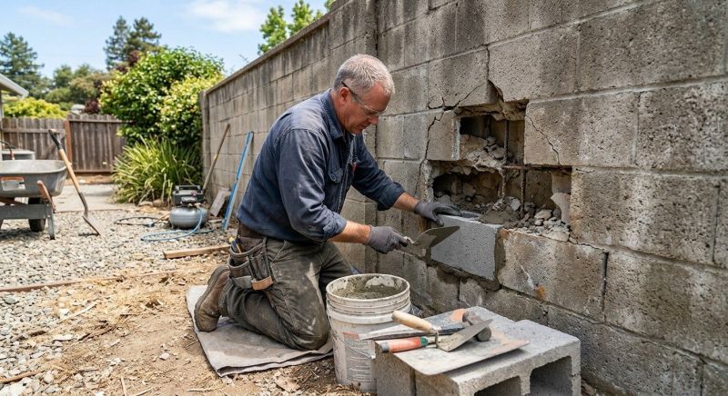 Block Masonry Repair in Helena, MT