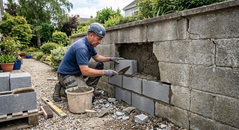 Block Wall Repair in Lewis And Clark County, MT