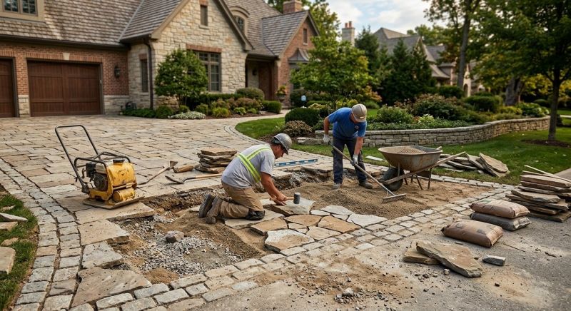Brick Driveway Repair in Helena, MT