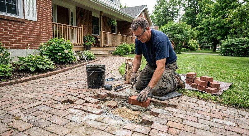 Brick Flatwork Repair in East Helena, MT