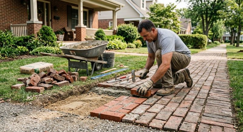 Brick Flatwork Repair in Helena, MT