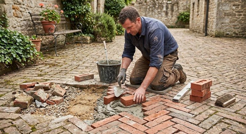 Brick Hardscape Repair in Helena, MT