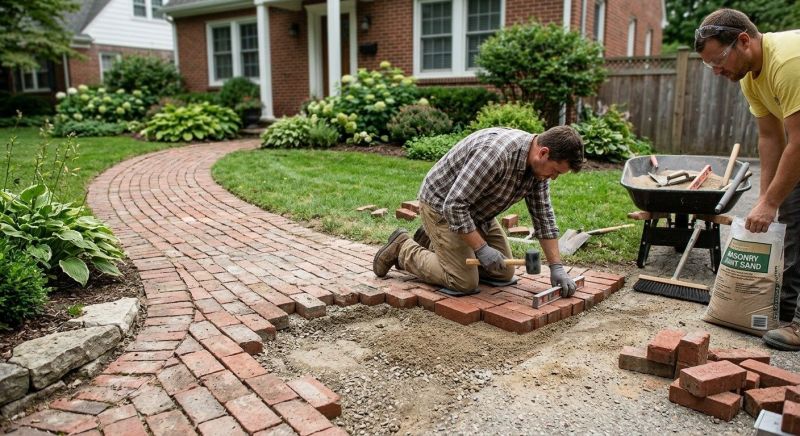Brick Pathway Repair in Helena, MT
