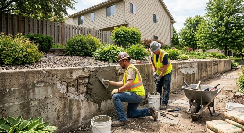 Brick Retaining Wall Repair in Helena, MT