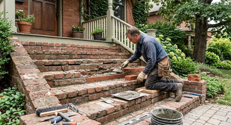 Brick Stairs Repair in East Helena, MT