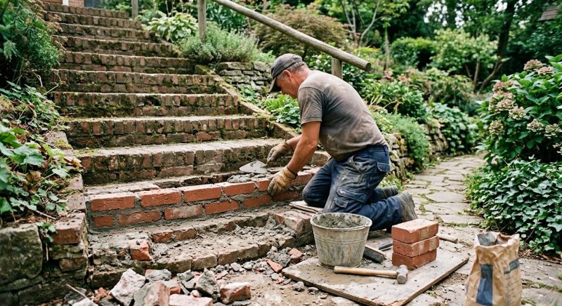 Brick Stairs Repair in Lewis And Clark County, MT