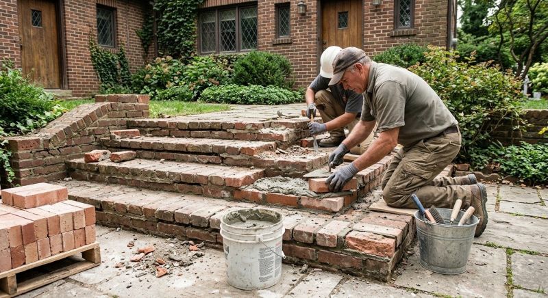Brick Stairs Repair in Helena, MT