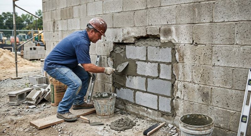 Cement Block Repair in Helena, MT