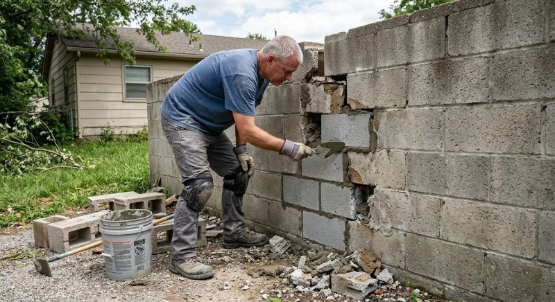 Concrete Block Repair in Helena, MT