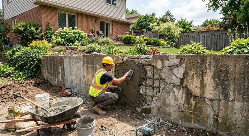 Retaining Wall Repair in East Helena, MT