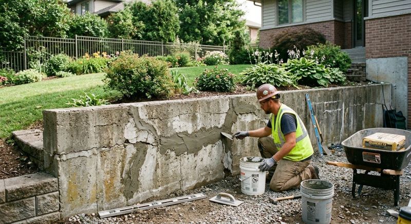 Retaining Wall Repair in East Helena, MT
