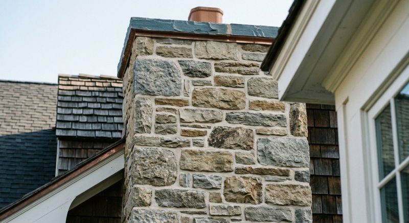 Stone Chimney Installation in Helena, MT