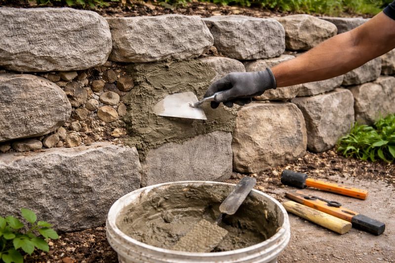 Stone Column Repair in Helena, MT