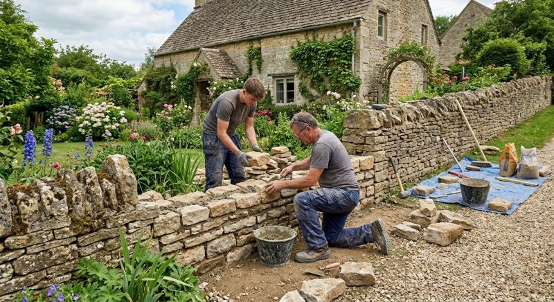 Stone Wall Repair in East Helena, MT